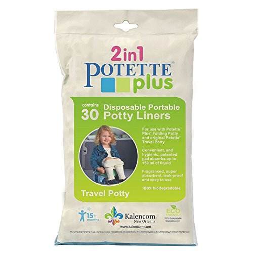 30linerspack Liners Bolsas Ecológicas Biodegradables para Potette 60 Bolsas